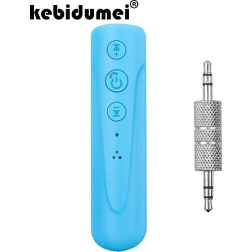 Kebidumei 3.5mm Jack Wireless Bluetooth MP3 Player Aux Audio Receiver Adapter Music Receiver Car Bluetooth Hands-Free For Phone