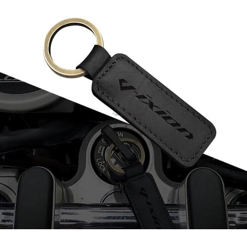 Motorcycle Keychain Motocross Cowhide Key Ring Fits for Yamaha V-IXION 150 155 R