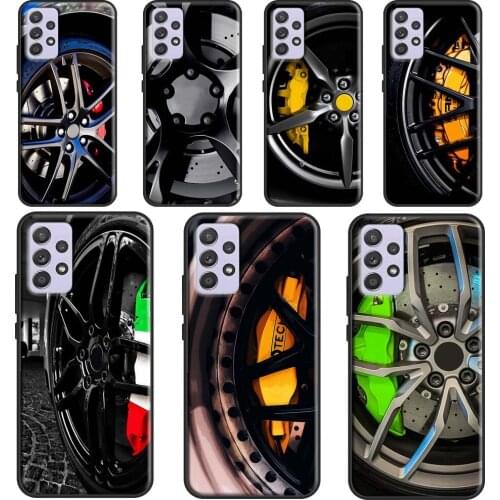 Wheel Racing Car Case For Samsung A32 A52 A72 A42 A12 A21S A20e A11 A31 A51 A71 A02 A20 A30 S A40 A50 A70