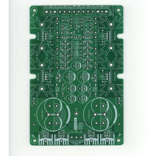 DIY Dual voltage linear Power supply board Bare PCB base on sigma22 circuit for audio