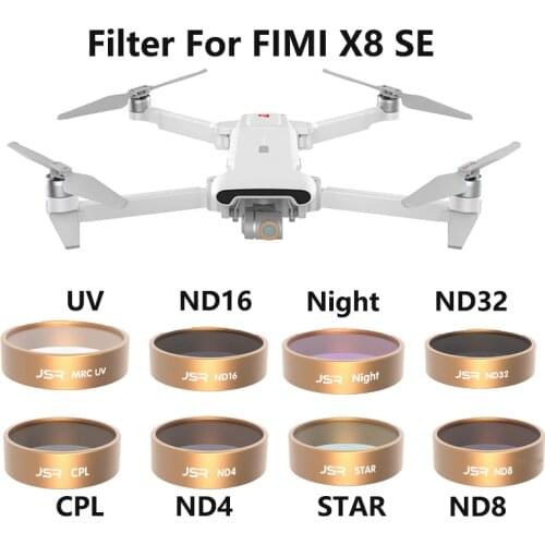Drone Camera Filter For Xiaomi Fimi X8 SE CPL UV Star ND 4 8 16 32 Filters For Fimi X8 SE Drone Accessories