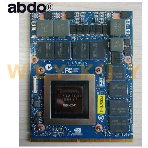 GTX 980M Graphics Card GTX980M SLI X-Bracket N16E-GX-A1 8GB GDDR5 MXM For Dell Alienware MSI HP via DHL/EMS