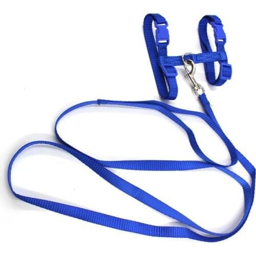 Pet Cat Collar Harness And Leash Adjustable Nylon Pet Traction Dog Kitten Halter Collar Cats Products For Cat Pet Harness Belt