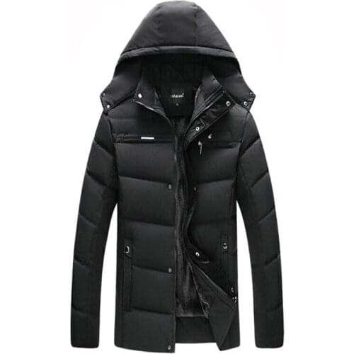 Coat coatWinter thick jacket mens 20 degree warm coat hooded jacket cotton coat jacket