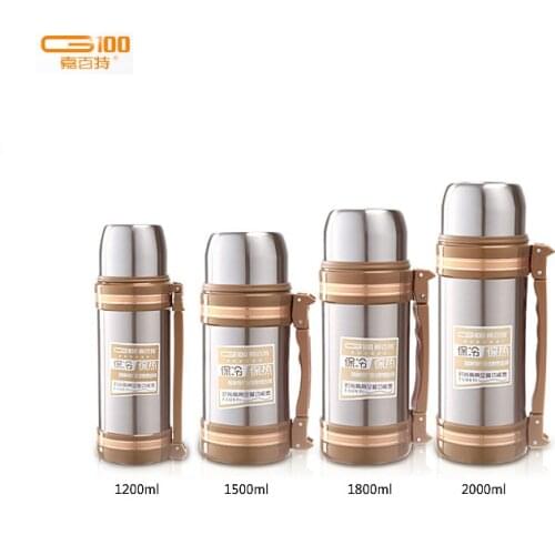 Authentic Car Stainless Steel Vacuum Insulation Cup Travel Bike Riding Hot Water Bottle