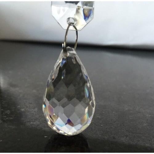 200pcs 19*31mm Hanging Acrylic crystal parts, party Wedding Garland Tree Centerpiece decoration, Crystal chandelier pendants