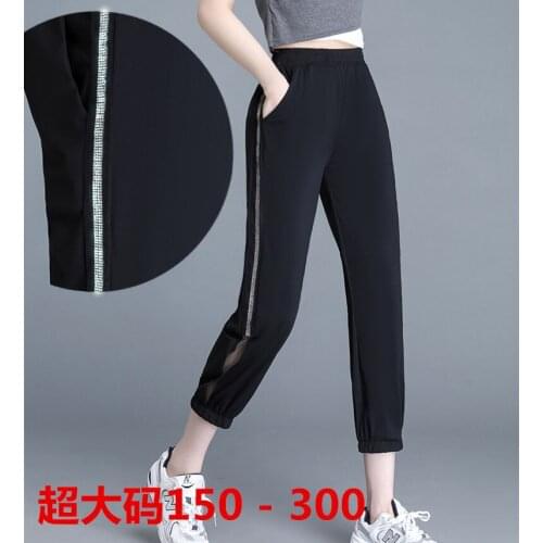 Plus Size Summer Women Sweatpants Loose Quickly Dry Sport Pant Running Jogger Fitness Gym Workout Casual Trousers Sportswear 8XL