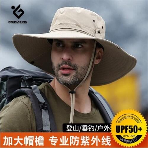Sun Hat Golovejoy XMZ77 Summer Fisherman Cap Sports Hat Men Women Boonie Hat Uv-protection Outdoor Hiking Cap