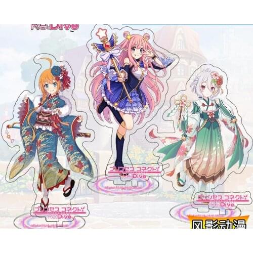 Princess Connect! Re:Dive Game Anime Acrylic Stand Figure Model Natsume Kokoro Kyaru Kusano Yui Eustiana von Astraea Xmas Gifts