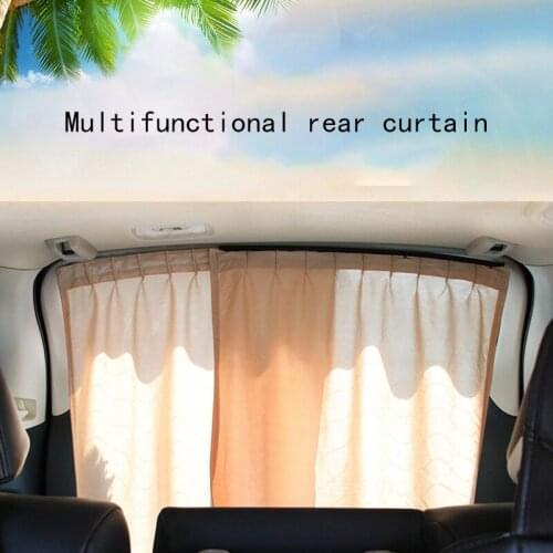Universal Car Window Side Sunshade Cover UV Protection Car Window Retractable SunShade Car Window Curtain