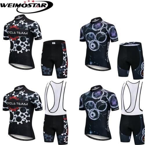 Weimostar Men Cycling Jersey Gear mtb Jersey Cycling Clothing Maillot Ciclismo Summer Outdoor Sports Cycling Set bib shorts