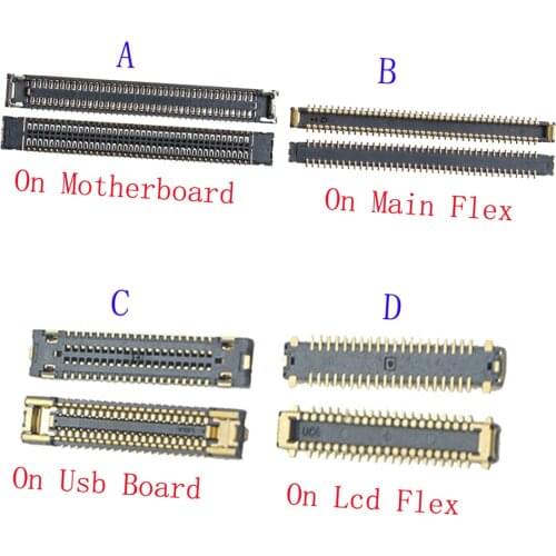 1pcs Lcd Display Screen Flex FPC Connector For Samsung Galaxy Note10 Note 10 Lite N770 A71 2020 A715 A715F Plug Board 78 40 pin