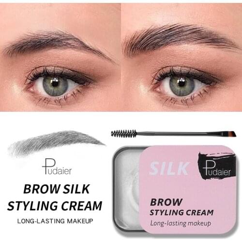 1 PC Fashion Wax Wild Eyebrow Shaping Soap Long-lasting Waterproof Eyebrow Shaping Gel Wax Eyes Brow Styling Cream TSLM1