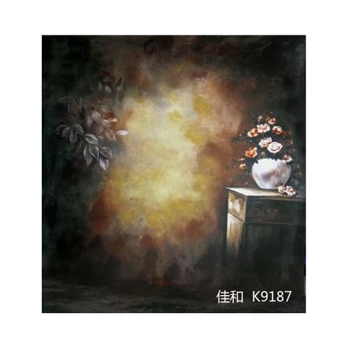 10x10ft Hand painted fantasy Muslin scenic backdrop background, flower vase photography backdrops wedding,custom service K9187