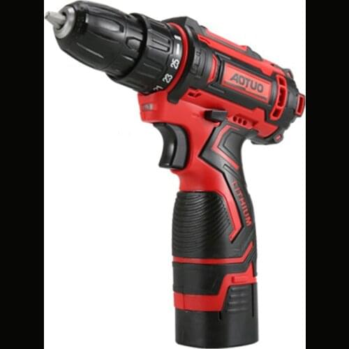 18V handheld electric drill impact screwdriver cordless electric drill power tool electric hammer lithium battery electric drill