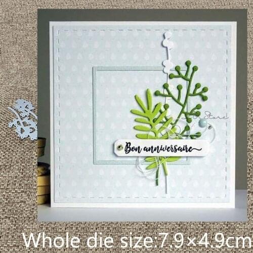 New Design Craft Metal stencil mold Cutting Dies 2pcs leaves decoration scrapbook die cuts Album Paper Card Craft Embossing