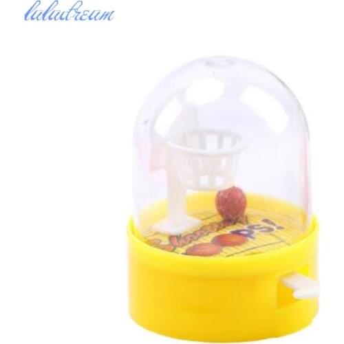 5pcs/lot Cute PVC Plastic Small Mini Handheld Finger Ball Hand Basketball Hoops Shooting Puzzle toy For Kids Funny Gift