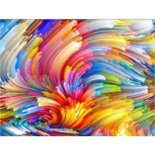 5D square Diamond Painting Color cloud, Cross Stitch kit picture for Diamond embroidery abstract Diy Diamond mosaic bead C291