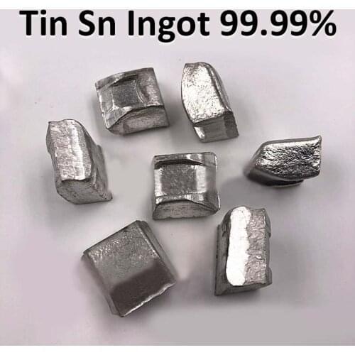 99.99% Tin Sn Ingot MIN High Purity Soft Metal Sphere Good for Welding Collection DIYs Crafts Workshops