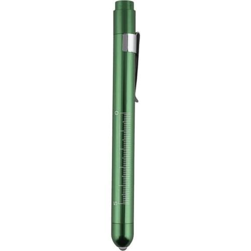Aluminum Med-ical Sur-gical Penlight Doct-ors clinical Pen Light Flashlight With Scale First Aid mouth/ear care