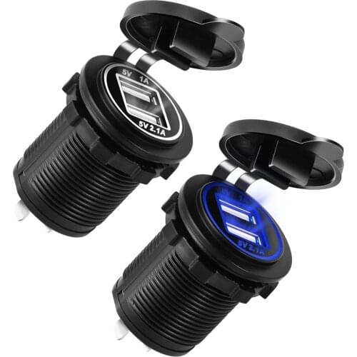 Car Cigarette Lighter Dual USB Charger for SEAT Leon FR Cupra Ibiza Altea Exeo Formula SC Racing Arona Ateca Cordoba