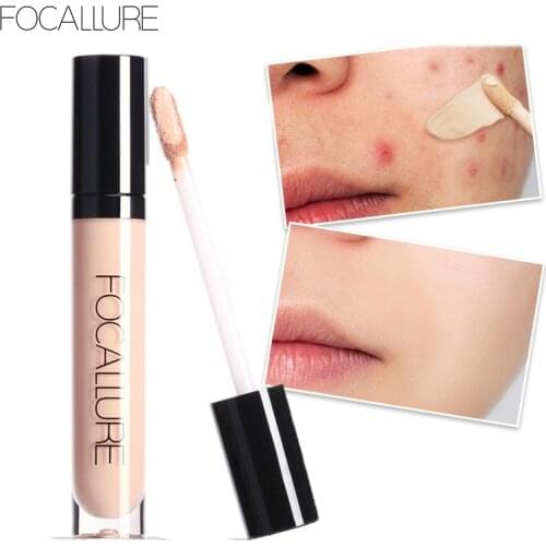 FOCALLURE 7 Colors Full Cover Liquid Concealer Makeup Base Waterproof Long-lasting Eye Dark Circles Whitening Face Cream TSLM2