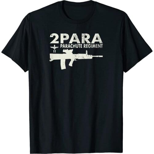 2 Para Parachute Regiment Men T-Shirt Short Casual 100% COTTON O-Neck tshirt