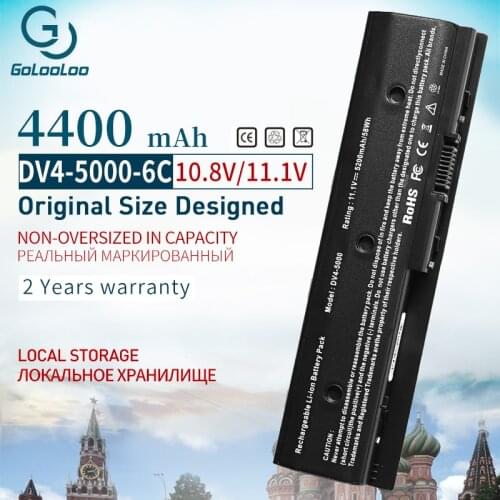 Golooloo 671731-001 Laptop Battery MO06 HSTNN-LB3N For HP Pavilion DV4-5000 DV6-7002TX 5006TX DV7-7000 671567-421 H2L55AA M6-100