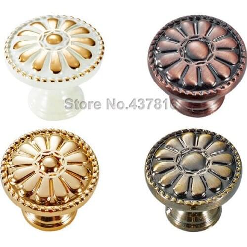 Euro-style Exquisite Cabinet Drawer Handle Kitchen/Bathroom/Wardrobe Single Knob High Quality Door Hardware