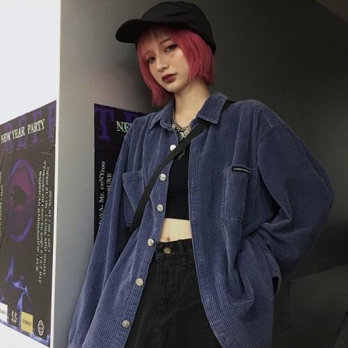 Solid Turn-down Collar Jacket for Women Loose Blue able Women Coats Female outwear Denim Feminine para jeans clothes clothing na
