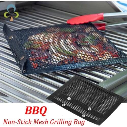 BBQ Bake Bag Mesh Grilling Bag Non-Stick Reusable Easy to Clean Outdoor BBQ Picnic Tool Party Kitchen Tools ZXH