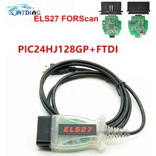 ELS27 FORScan PIC24HJ128GP+FTDI Microchip ForF-ord for M-azda Designed Work Over ELM327&J2534 ELS 27
