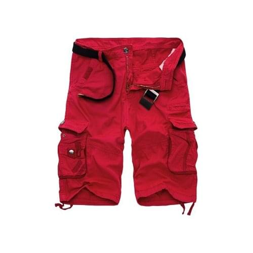 Mens Military Cargo Shorts New Army Camouflage Tactical Shorts Men Cotton Loose Work Casual Short Pants