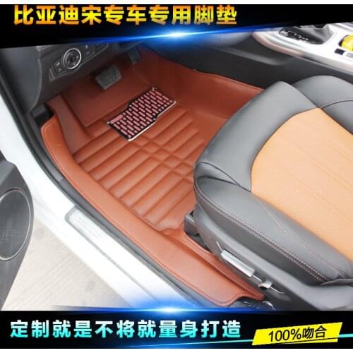 Myfmat custom foot car floor mats leather rugs mat special pads for JAGUAR XEL XFL F-PACE XJL XE XF F-TYPE XK Smart Lamborghini