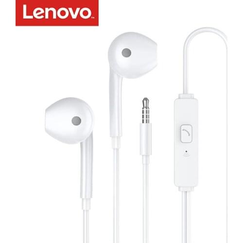 Lenovo HF170 Upgraded Version Earphone Half In-Ear Earphones 3.5mm Wired with MIC Wired Controller for Huawei P10 P9 P8 Mate9