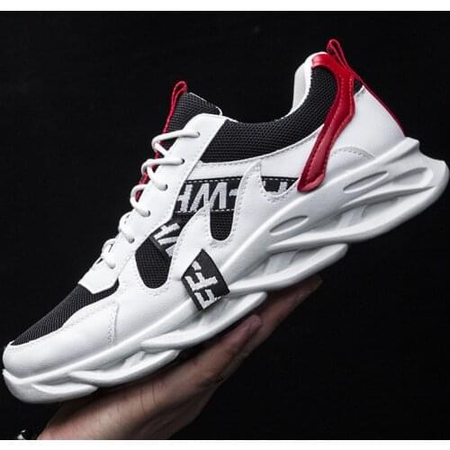 New fashion breathable mesh non-slip sole outdoor sports running fitness leisure sports mens shoes must-have for trendy men