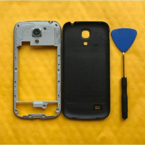 Original Mid Middle For Samsung Galaxy S4 mini i9190 i9192 i9195 Original Phone Housing Frame With Back Cover Rear Battery Door