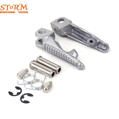 Motorcycle Front Foot Pegs Footrest Pedals Aluminum For KAWASAKI ZX-6R ZX636 ZX-10R ZX-9R Z1000 Z750 Z750S ER6N ER6F NINJA 650R
