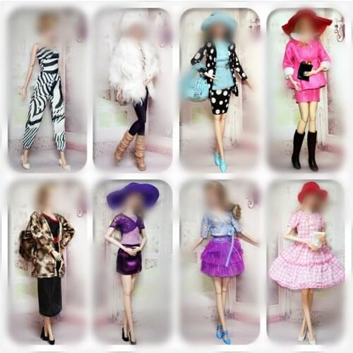 30cm Doll Dress Fashion Clothes suit for licca For Barbie Doll for blythe Accessories Baby Toys Best Girl' Gift