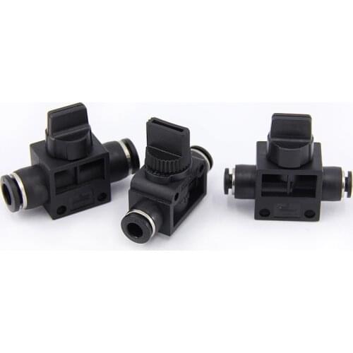 HVFF series Pneumatic components Hand Valve for 4/6/8/10/12mm Air Flow Control Regulator