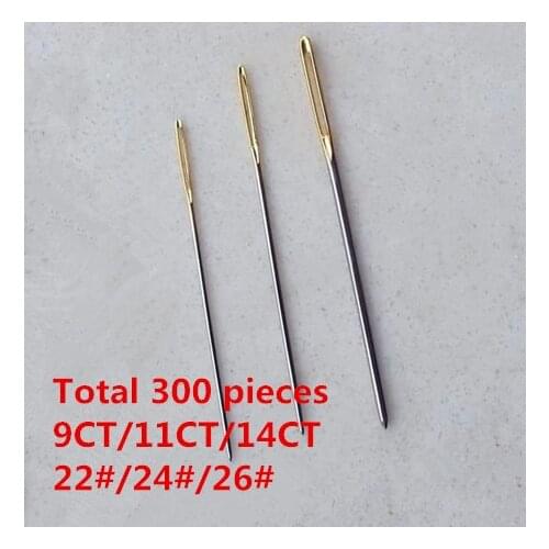 High Quality Embroidery Needle Cross Stitch Needle 9CT 11CT 14CT 1 Lot=300 Pieces Needlework Best choice