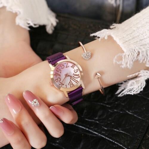 WomenS Poly Small Hand Watch Different Model Clock Stainless Steel Casual Wear Wrist Crystal All-Match Watch reloj mujer 04