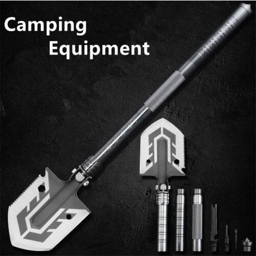 1PCS Outdoor Multi Purpose Shovel Garden Tools Survival Tools Camping Hiking Defense Security Tool Folding Military Shovel