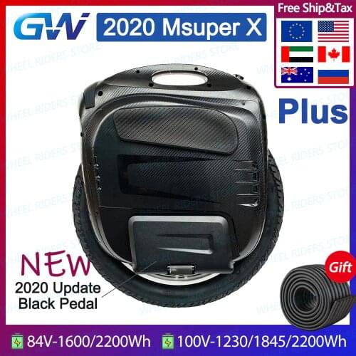 2020 Gotway Msuper X 19inch Newest Electric unicycle,self-balance scooter one wheel 1600WH 2000W,Newest Gotway MsuperX monowheel