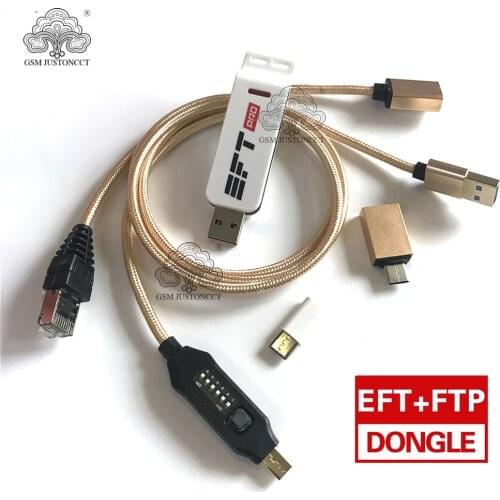 2021 NEW Original EFT Pro2 Dongle / EFT+FTP Key 2 IN 1 DONGLE + (UMF) ALL BOOT CABLE + FTP Unlimited download