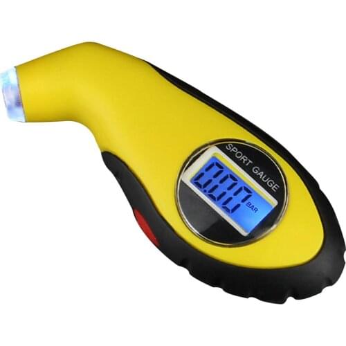 Car Electronic Digital LCD Tire Pressure Gauge Meter 0-100 PSI Backlight Tyre Manometer Barometers Tester Tool