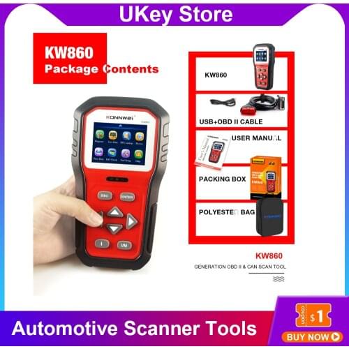 KONNWEI KW860 OBD2 Car Automotive Scanner Tools Full Obd2 Funtion Engine Code Reader Adapter Car Diagnostic Instrument