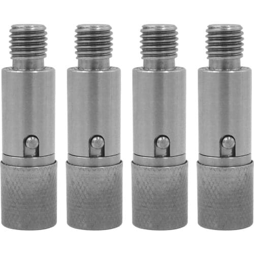 4Pcs Aluminum Alloy Fishing Rod Quick Release Adapter Connector Carp Bite Alarm Rod Holder Connector Carp Fishing Accessories