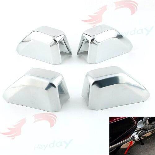 For HONDA GL1800 F6B 2018-2020 Saddlebag Chrome Guard Covers Engine Protective Rubber Decoration Covers