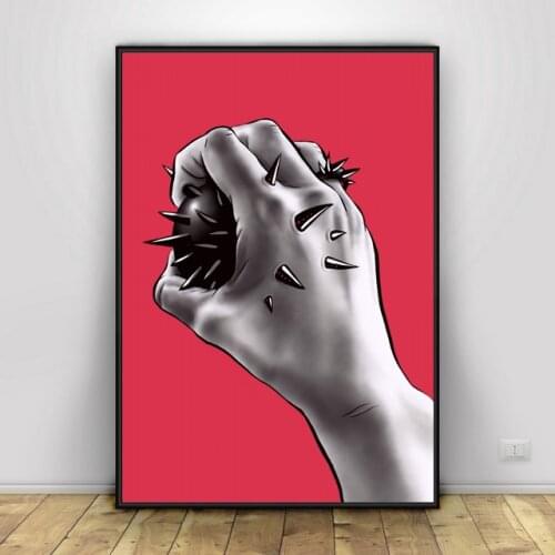 Body parts in distress Art Canvas Painting Art Print Poster Picture Wall Modern Minimalist Bedroom Living Room Decoration